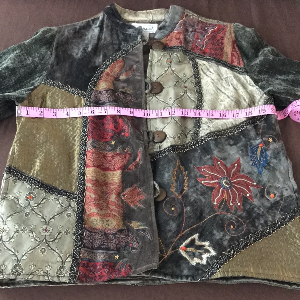 Flashback Jacket Blazer Embellished Embroidered - image 5